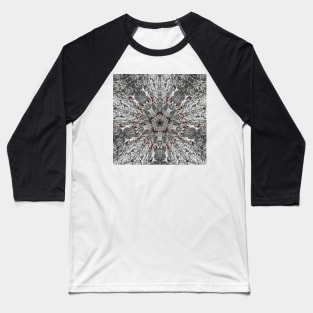 First Snowfall of the Season Kaleidoscope Baseball T-Shirt